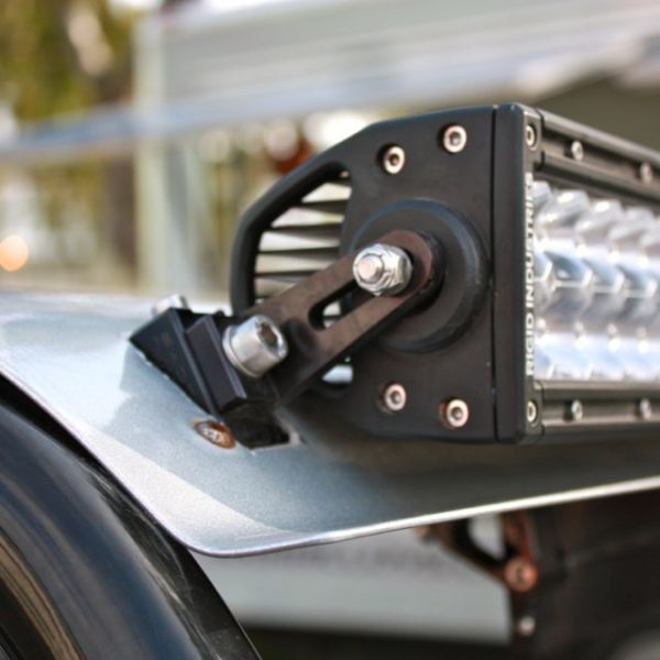 LED LIGHT BAR MOUNT FOR 6MM / 1/4" END MOUNTS