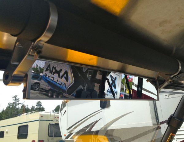 17″ WIDE PANORAMIC REARVIEW MIRROR - 2.5" ARMS