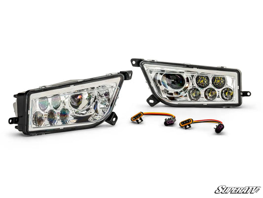 UP & RUNNING POLARIS RZR REPLACEMENT HEADLIGHT ASSEMBLY