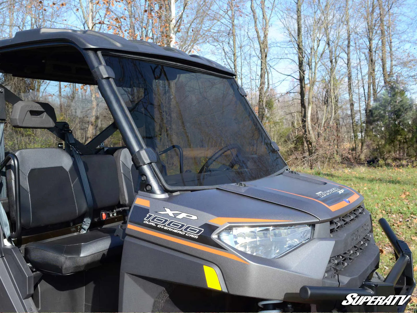 Polaris Ranger XP 900 Scratch Resistant Full Windshield