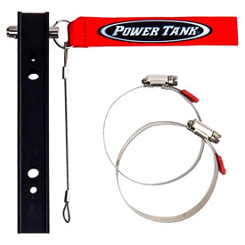 Power Tank Quick Release Fire Extinguisher Bracket Black