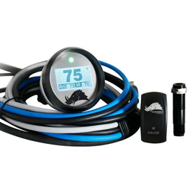 Razorback 3.2 Dimmable Belt Temp Gauge Black