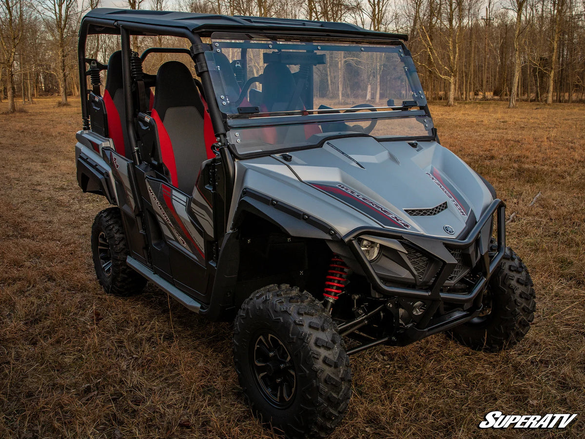 Yamaha Wolverine X2 Scratch Resistant Flip Windshield