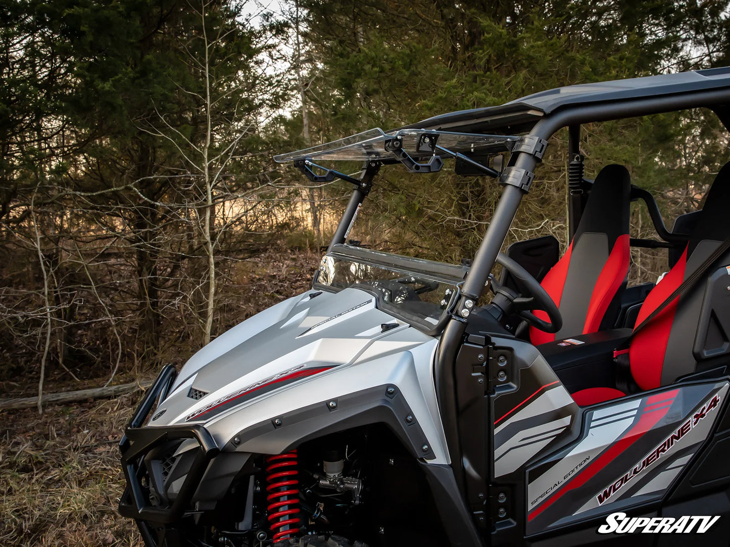 Yamaha Wolverine X2 Scratch Resistant Flip Windshield