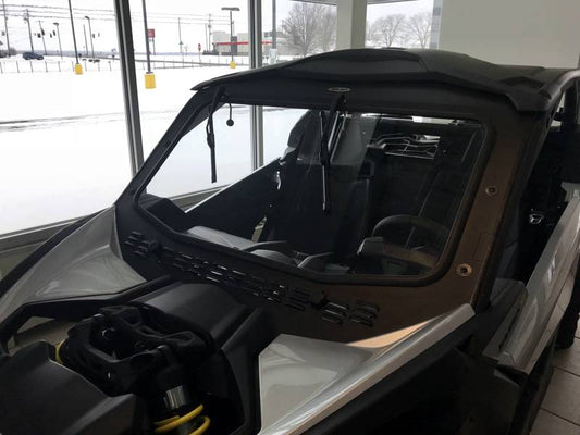 Can-Am Maverick X3 Laminated Glass Windshield with Slide Vent