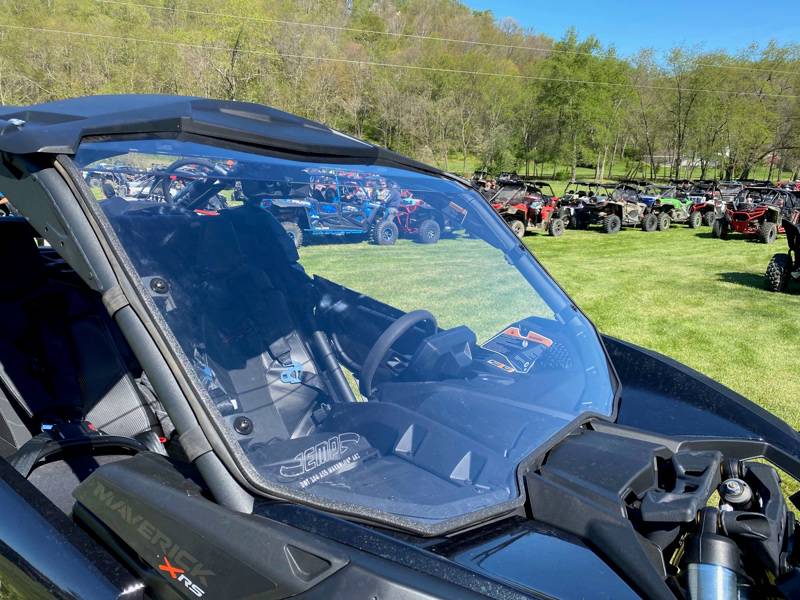 Can-Am Maverick X3 Hard Coated Windshield with Fast Straps