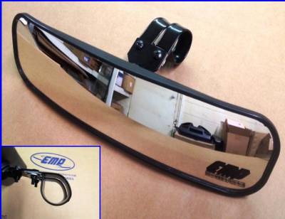 13" Wide Panoramic Rear View Mirror for 2" Bars