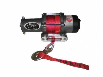 4000 lb Viper Elite Winch with Synthetic Rope