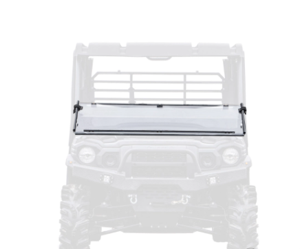 Kawasaki Mule Pro Scratch Resistant Flip Down Windshield