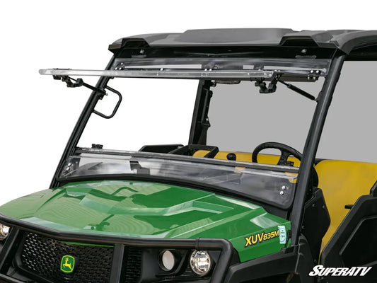 John Deere Gator XUV 865 Scratch-Resistant Flip Windshield