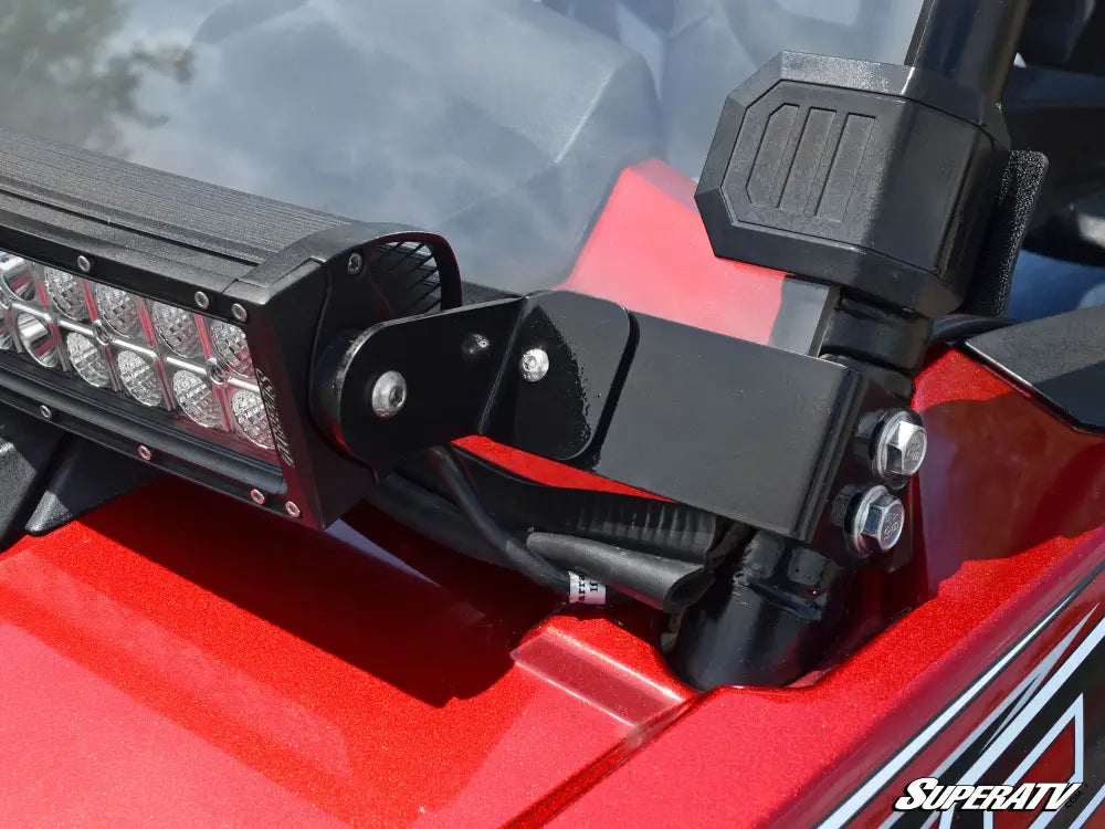 Polaris RZR 30" Light Bar Mounting Bracket - Flush to hood